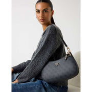 GUESS Black Noelle II Top Zip Shoulder Bag