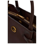 GUESS Brown Allegra Girlfriend Satchel Bag