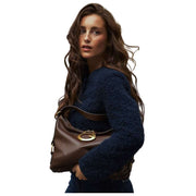 GUESS Brown Camden Shoulder Bag