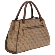 GUESS Brown Noelle II Luxury Satchel Bag
