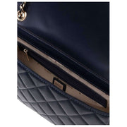 GUESS Navy Juliet Convertible Across Body Flap Bag