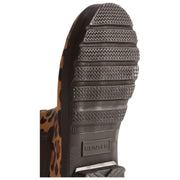 Hunter Beige Original Leopard Chelsea Boots