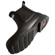 Hunter Black Comando Chelsea Boots