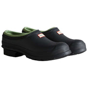 Hunter Black Gardener Neoprene Lined Clogs