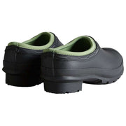 Hunter Black Gardener Neoprene Lined Clogs