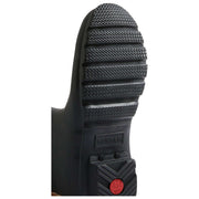 Hunter Black Original Short Leopard Backstrap Wellington Boots