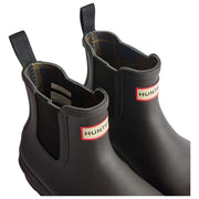Hunter Black Original Tartan Lined Chelsea Boots