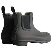 Hunter Black Original Tartan Lined Chelsea Boots
