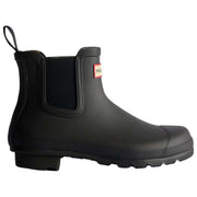 Hunter Black Original Tartan Lined Chelsea Boots