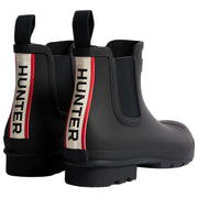 Hunter Black Original Trilogo Chelsea Boots