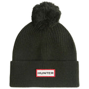 Hunter Green Arrinay Ribbed Pom Beanie and Scarf Box Set