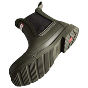 Hunter Green Comando Chelsea Boots
