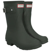 Hunter Green Original Short Tartan Lined Wellington Boots
