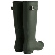 Hunter Green Original Tall Tartan Lined Wellington Boots