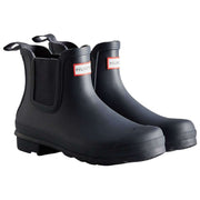Hunter Navy Original Chelsea Boots