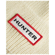 Hunter White Acksley Ribbed Beanie