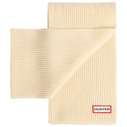 Hunter White Arrinay Ribbed Pom Beanie and Scarf Box Set