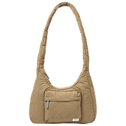 Roka Beige Belsize Medium Taslon Crossbody Bag