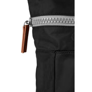 Roka Black Canfield B Large Sustainable Nylon Backpack