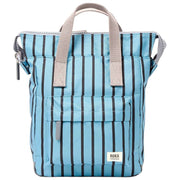 Roka Blue Bantry B Small Recycled Canvas Backpack
