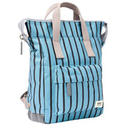 Roka Blue Bantry B Small Recycled Canvas Backpack