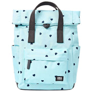 Roka Blue Canfield B Small Recycled Canvas Backpack