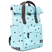 Roka Blue Canfield B Small Recycled Canvas Backpack