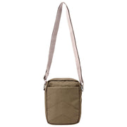 Roka Brown Bond Recycled Canvas Crossbody Bag