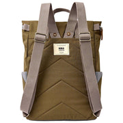 Roka Brown Finchley Large Recycled Canvas Backpack