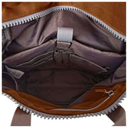 Roka Brown Finchley Medium Recycled Canvas Backpack