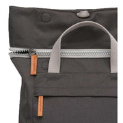 Roka Grey Finchley A Large Sustainable Canvas Backpack
