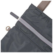 Roka Grey Stratford Small Recycled Nylon Crossbody Bag