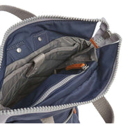 Roka Navy Bantry B Small Sustainable Nylon Backpack