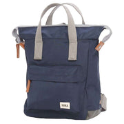 Roka Navy Bantry B Small Sustainable Nylon Backpack