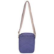 Roka Purple Bond Recycled Canvas Crossbody Bag