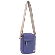 Roka Purple Bond Recycled Canvas Crossbody Bag