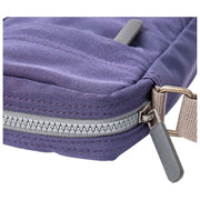 Roka Purple Bond Recycled Canvas Crossbody Bag
