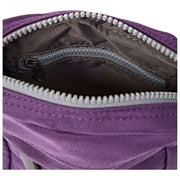 Roka Purple Bond Small Recycled Canvas Crossbody Bag
