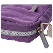 Roka Purple Bond Small Recycled Canvas Crossbody Bag