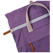 Roka Purple Finchley Medium Recycled Canvas Backpack
