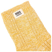 Roka Wallace Crew Socks - Corn Yellow