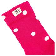 Roka Wimbledon Crew Socks - Pink Dot