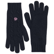 Superdry & Co Navy Premium Cable Gloves