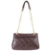 Valentino Brown Ocarina Flap Bag