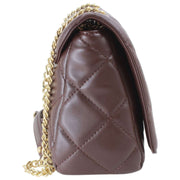 Valentino Brown Ocarina Flap Bag