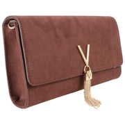 Valentino Brown Pochette Flap Bag