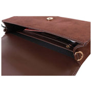 Valentino Brown Pochette Flap Bag