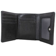 Vivienne Westwood Black Croc Embossed Small Frame Purse