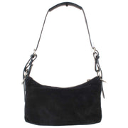 Vivienne Westwood Black Emma Suede Leather Shoulder Bag
