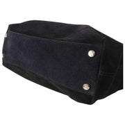 Vivienne Westwood Black Emma Suede Leather Shoulder Bag